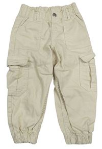 Béžové cargo cuff rifle Primark