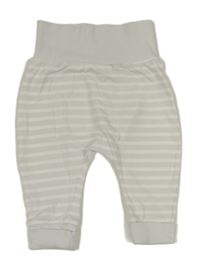 Sivo-biele pruhované tepláky Mothercare