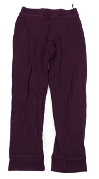 Purpurové tepláky H&M