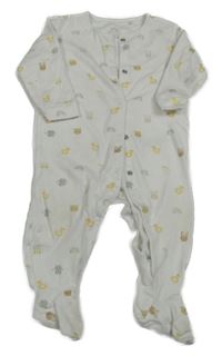 Bílý overal se zvířátky Next 