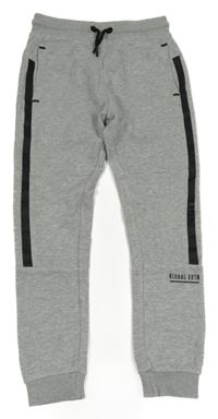 Šedé tepláky s černými pruhy George 