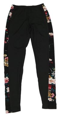 Čierne športové legíny Shein