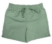 Khaki šušťákové kraťasy Primark