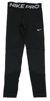 Čierne funkčné športové legíny Nike