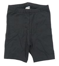 Tmavosivé elastické kraťasy H&M