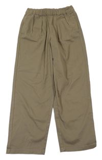 Khaki plátenné nohavice Topolino