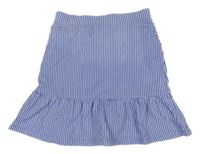 Modro-biela pruhovaná sukňa George
