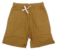 Béžové plátenné kraťasy H&M