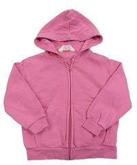 Ružová prepínaci mikina s kapucňou H&M