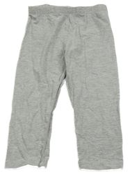 Sivé melírované capri legíny H&M