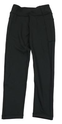Nové - čierne elastické športové legíny H&M