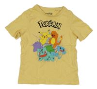 Žluté tričko s pokémony C&A