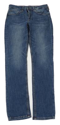 Modré skinny fit rifle H&M