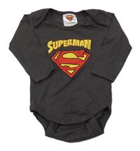 Tmavošedé body se znakem Supermana