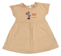 Lososové šaty s Minnie Disney