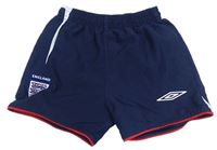 Tmavomodré šusťákové fotbalové kraťasy - England Umbro
