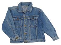 Modrá riflová bunda