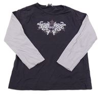 Lilkovo-lila triko s potiskem TCM