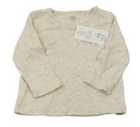 Nové - Béžové melírované triko F&F