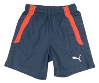 Tmavomodré sportovní kraťasy s logem Puma