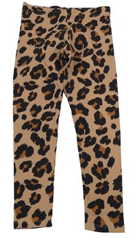 Hnědé vzorované legíny Next