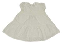 Biele madeirové šaty C&A