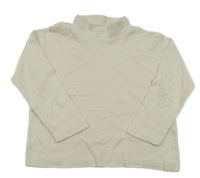 Svetlobéžové tričko so stojačikom Zara