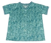 Zelené vzorované sportovní tričko Ergeenomixx