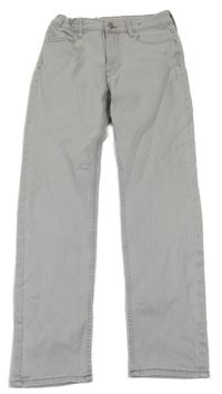 Svetlosivé slim fit rifle H&M