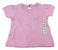 Ružové tričko s vreckom St. Bernard