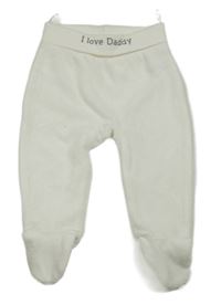 Bílé sametové žebrované polodupky C&A