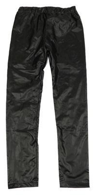 Nové - černé koženkové legíny 