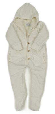 Smotanová zateplená kombinéza s kapucňou Dirkje