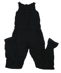 Černý kalhotový overal H&M