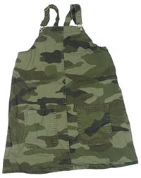 Army plátenné na traké šaty Denim Co.