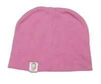 Ružová bavlnená čapica