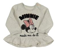 Světlešedá mikina s Minnie George