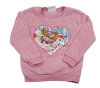 Růžová plyšová mikina s Tlapkovou patrolou