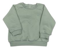 Zelená mikina s výšivkou Matalan