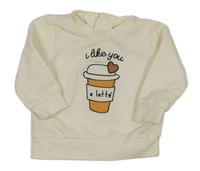 Smotanová mikina s kávou