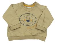 Béžová mikina so lvem Ergee