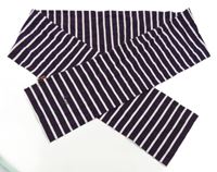 Fialovo-bílá pruhovaná šála 