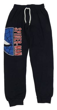 Tmavomodré tepláky so Spidermanem