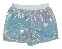 Svetlomodré kraťasy s flitrami Primark