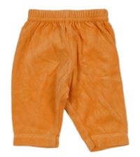 Oranžové sametové tepláky M&S