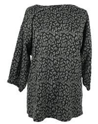 Dámská šedo-černá vzorovaná tunika Papaya 