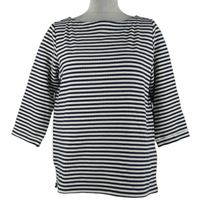 Dámská tmavomodro-bílá pruhovaná mikina Esprit 