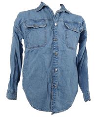 Dámská světlemodrá riflová oversized halenka Next 