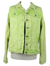 Dámská limetková riflová bunda Cecil 