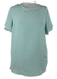 Dámska svetlomodrá blúzka s volánikmi New Look